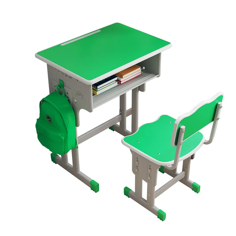 B001 Dual-Column B Series School Desk & Chair Set