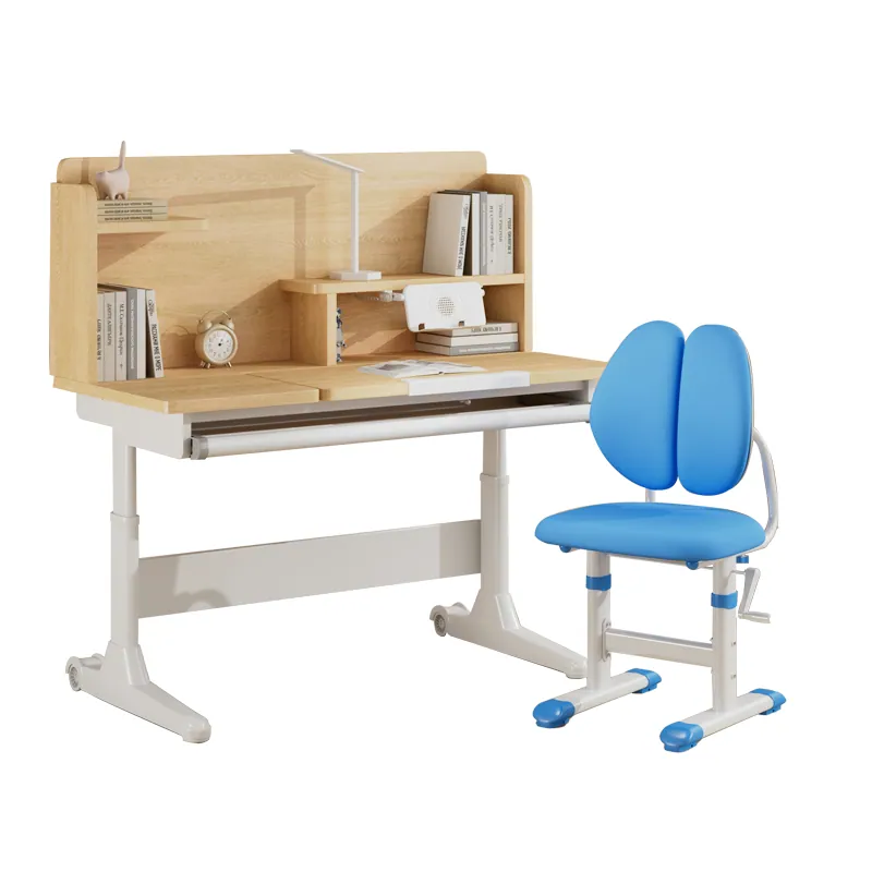 high-bookshelf-pro Study Desk with High Bookshelf Pro