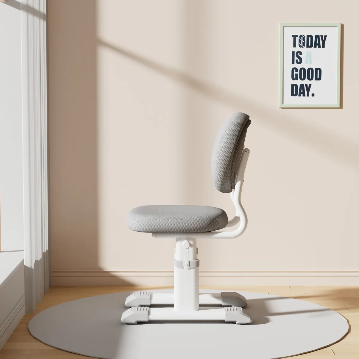 HM001 Model 75 Chair with High-Resilience Sponge Cushion