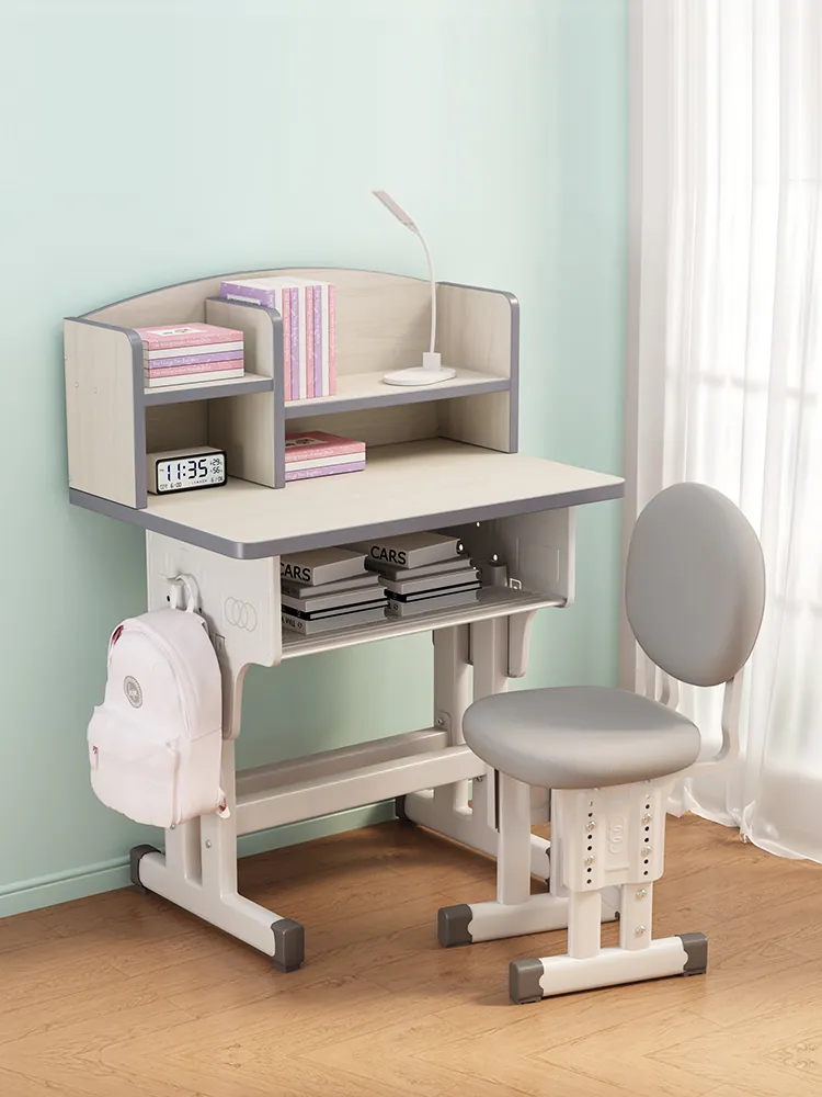 XB001 Dual-Column Xueba Series Desk Set with Sponge Chair